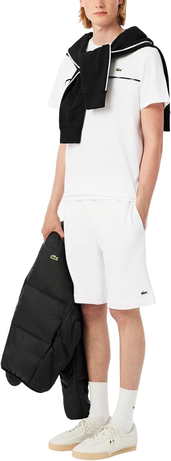 Lacoste Mens Trim Cotton Jersey T-Shirt - Image 4