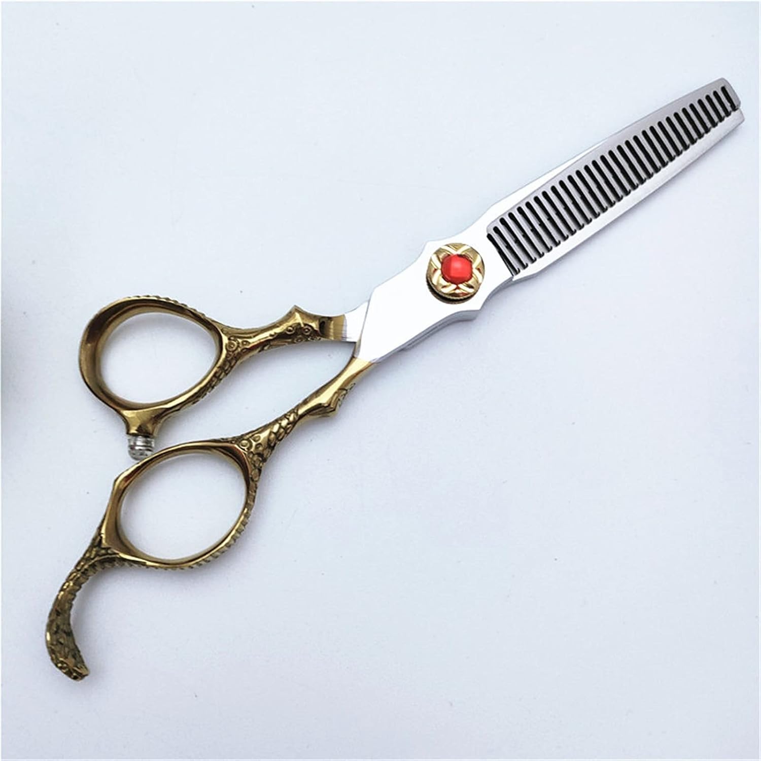 Professional 6-Inch Hair Cutting Kit with den Handle Clipper and Thinning Scissors