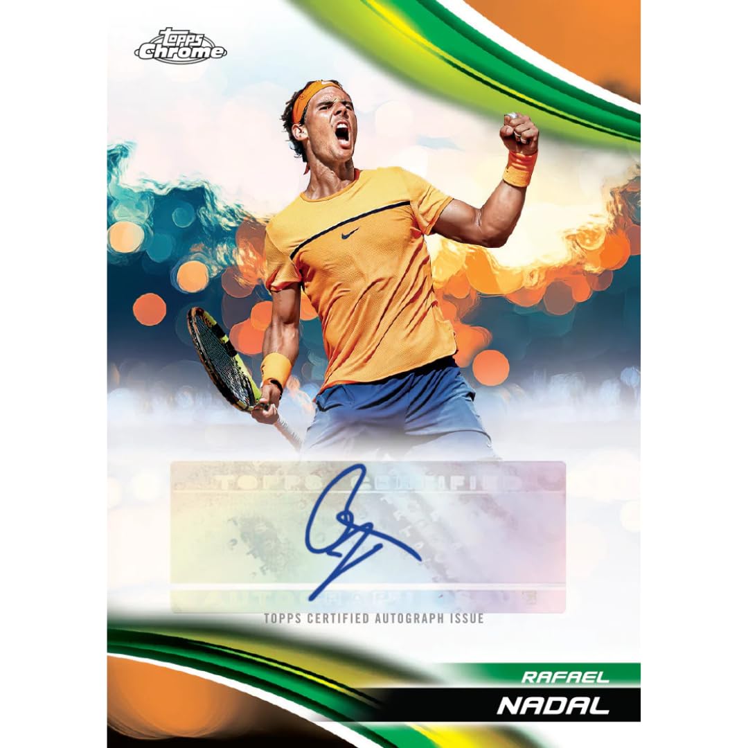 2025 Topps Chrome Tennis Hobby Box - 2 Chrome Autograph Cards in