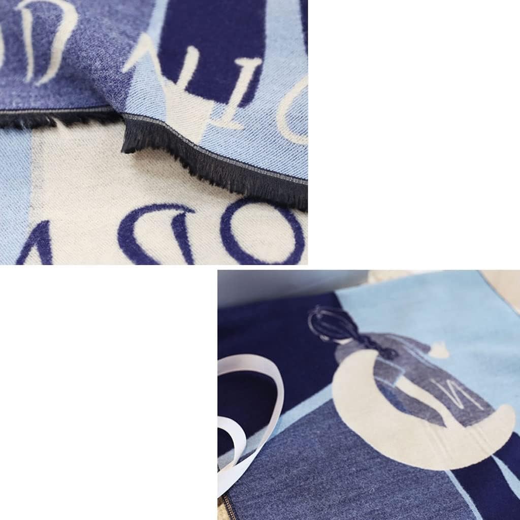 マフラー スカーフ ​ストール 暖かい冬の模造カシミヤスカーフ女性レディースレターラブリーファッションショールラップカジュアルスカー