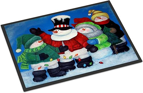 Miniatura 223 de Caroline's Treasures PJC1117JMAT - Felpudo para puerta delantera de 24 x 36 pulgadas, tapete antideslizante lavable de pelo bajo, 24 x 36 pulgadas