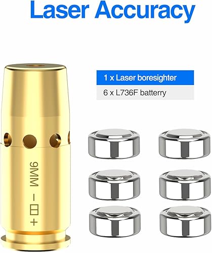 Miniatura 5 de Vista de diámetro 0.354 in.40 Cal30-30 Win30-06.27012 Calibre300BLK7.62x35 avistamiento fácil con baterías adicionales