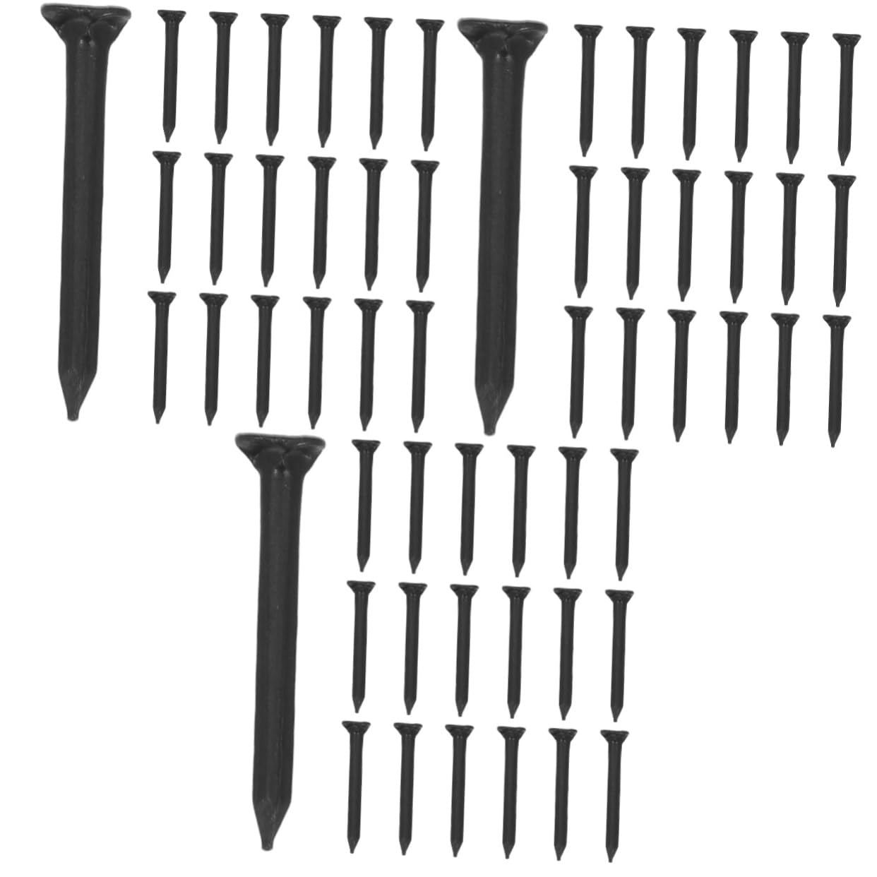 OUNONA 3 Sztuk Kolce Do Butów Żelazne Gwoździe Pinezki Do Butów Gwoździe Tapicerskie Dekoracyjne Pinezki Gwoździe Pinezki Do Skóry Craft Gwoździe Do Skórzanej Tapicerki Gwoździe Pinezki