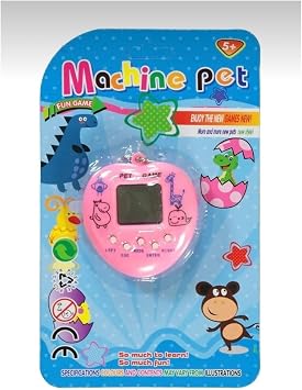 Nostaljik Pembe Renk Sanal Bebek Kalp  eklinde Sevimli Sanal Bebek, brc184005052025