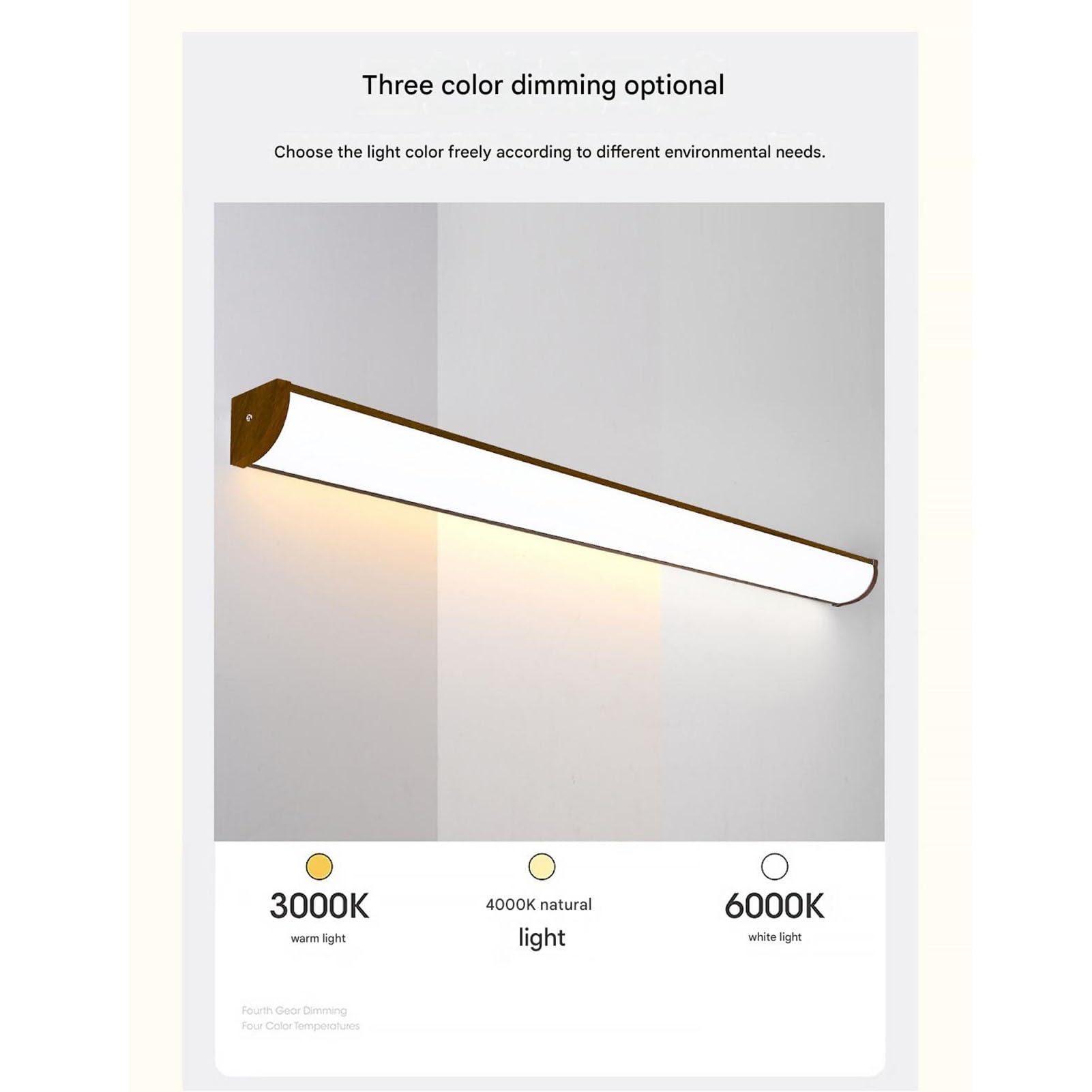 Apliques LED De Exterior, Luz Exterior Alargada, Lámpara Impermeable IP65 para Porche O Puerta Principal, Iluminación Exterior Súper Brillante(Warm White,20W(AC220V))