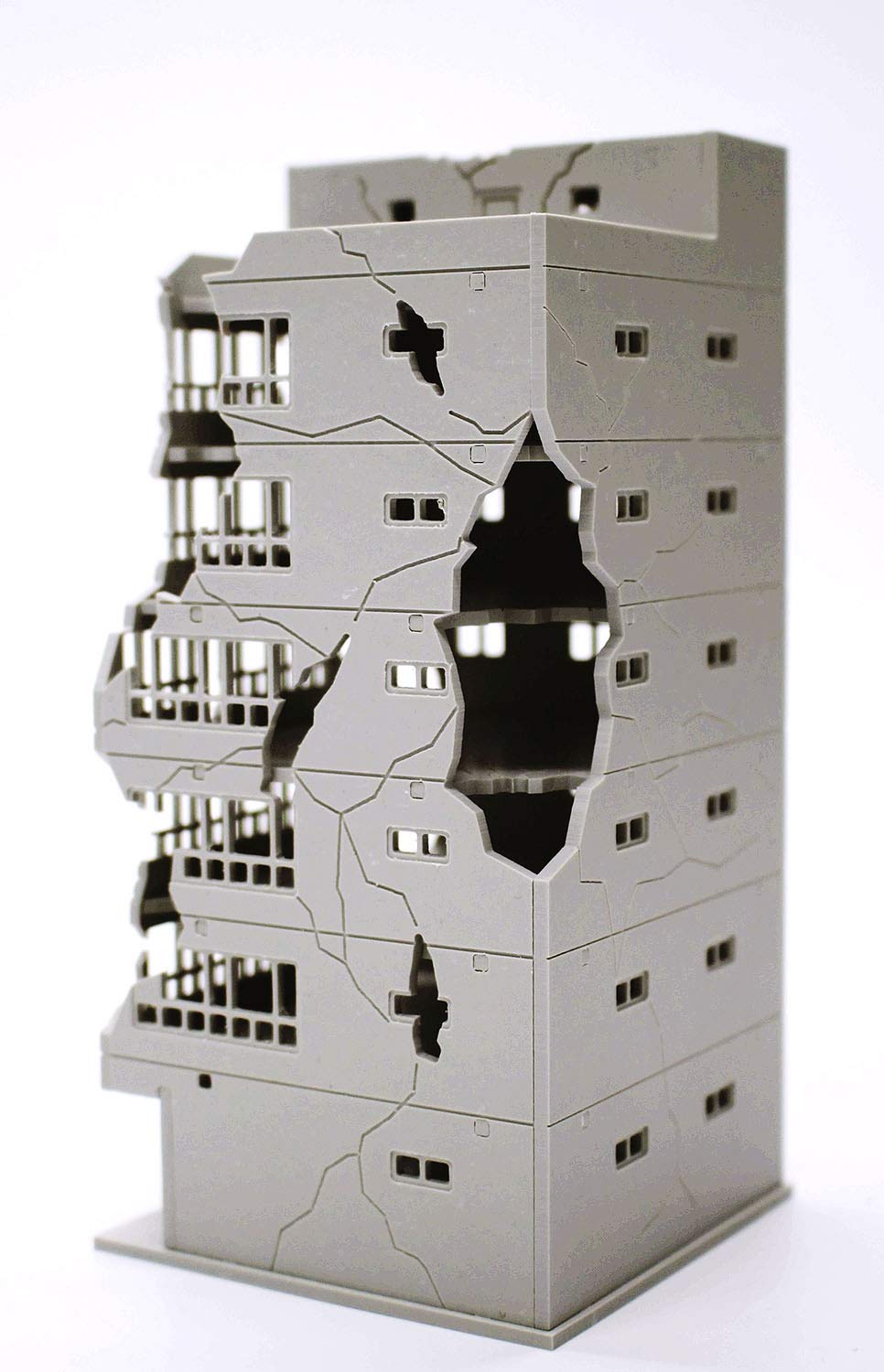 Amazon | プレッサージャパン 壊れたビル3(MS SCALE 1/144) 未塗装 PBG