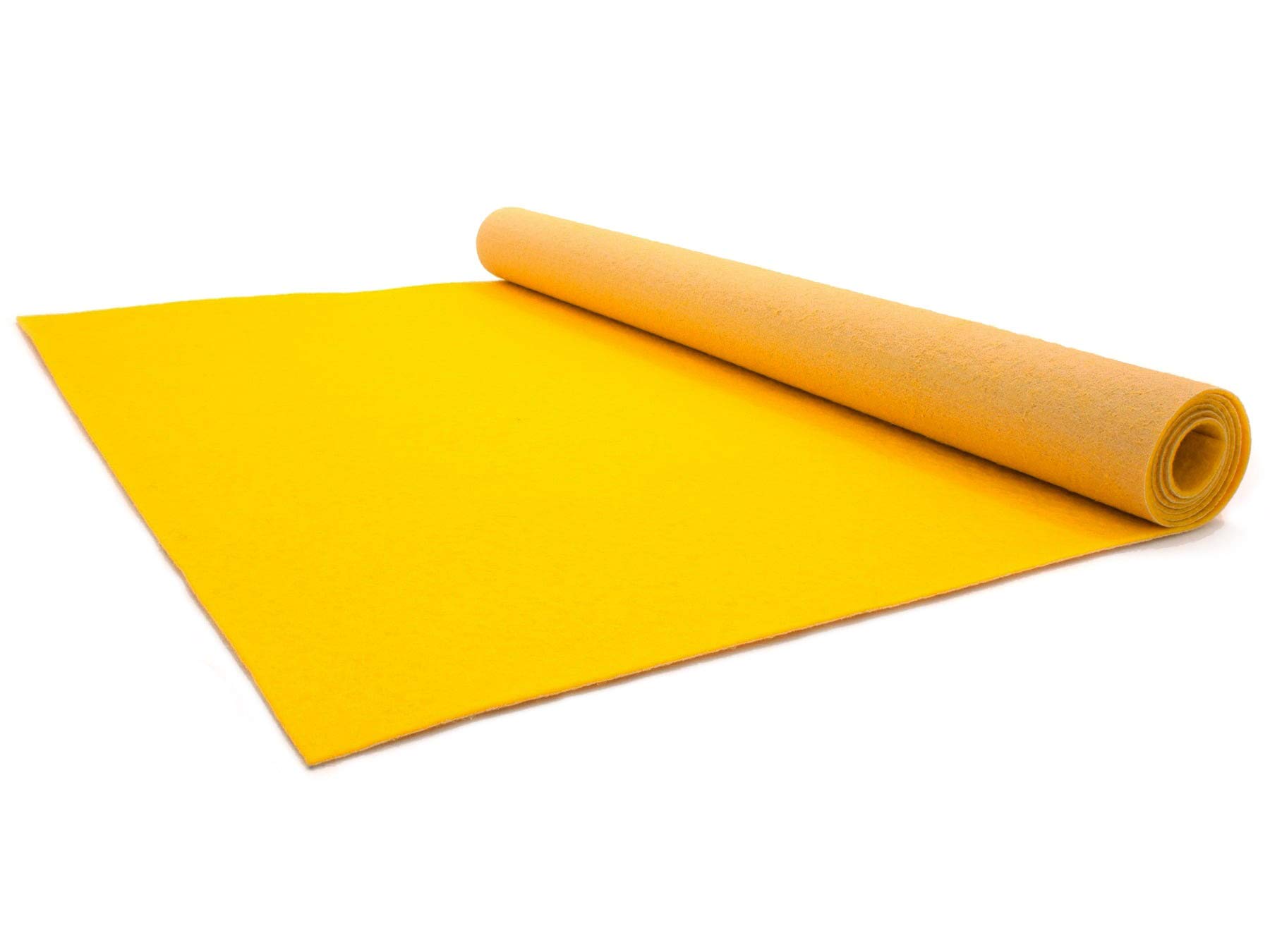 Tappeto per Matrimonio Giallo PODIUM- 2,00m x 14,00m, Passatoia al Metro VIP - Evento e Negozi | Resistente Al Fuoco | Chiesa, Sfilata e Cerimonie | Passatoia Nuziale
