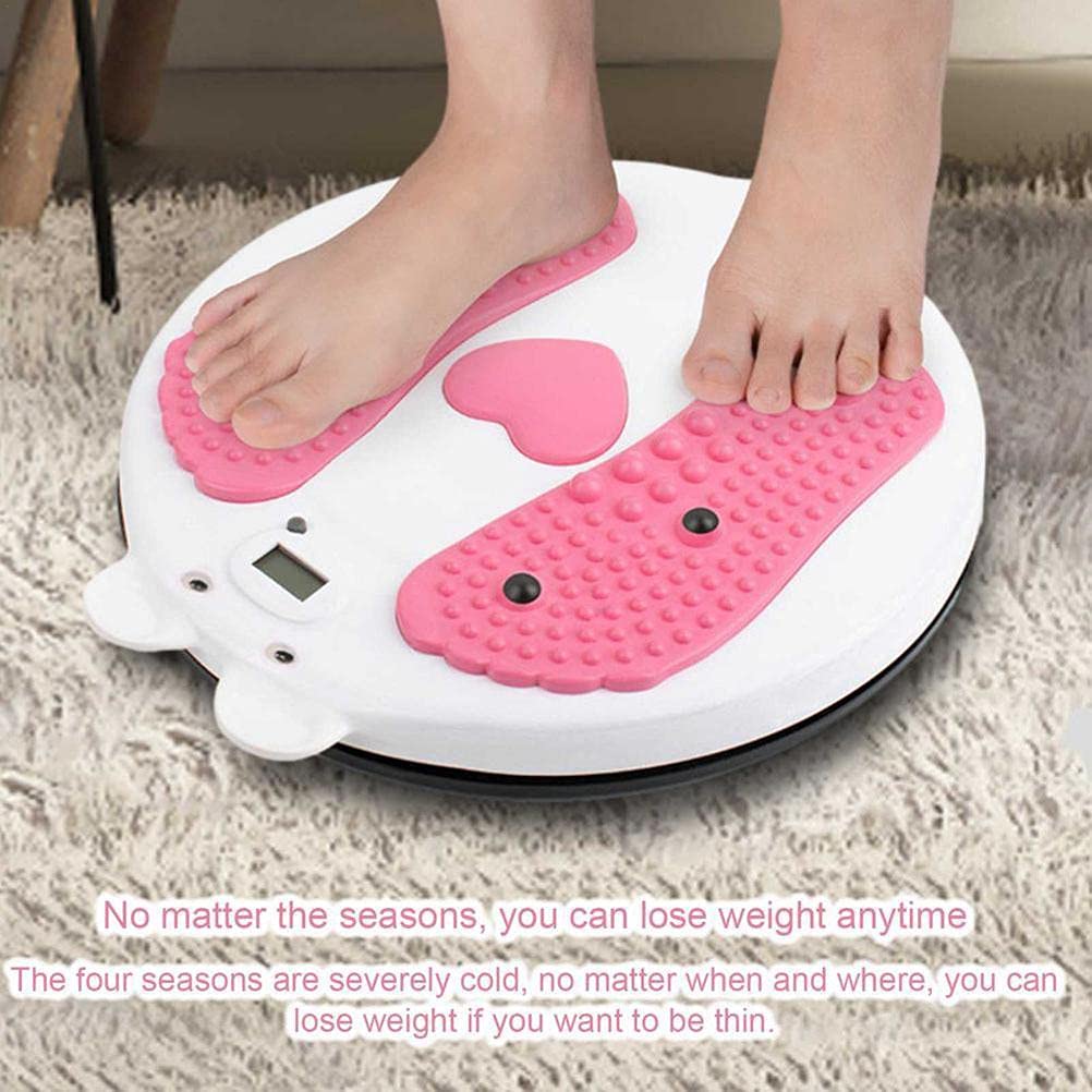 Placa giratoria de cintura para entrenamiento aeróbico, fitness, torsión, tabla de equilibrio, tabla de equilibrio, ejercicio de cintura y masaje de pies, disco giratorio