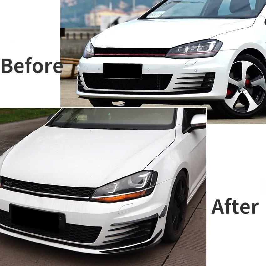Séparateur avant Golf 7 GTI et canards aérodynamiques pour optimiser l'appui - 3