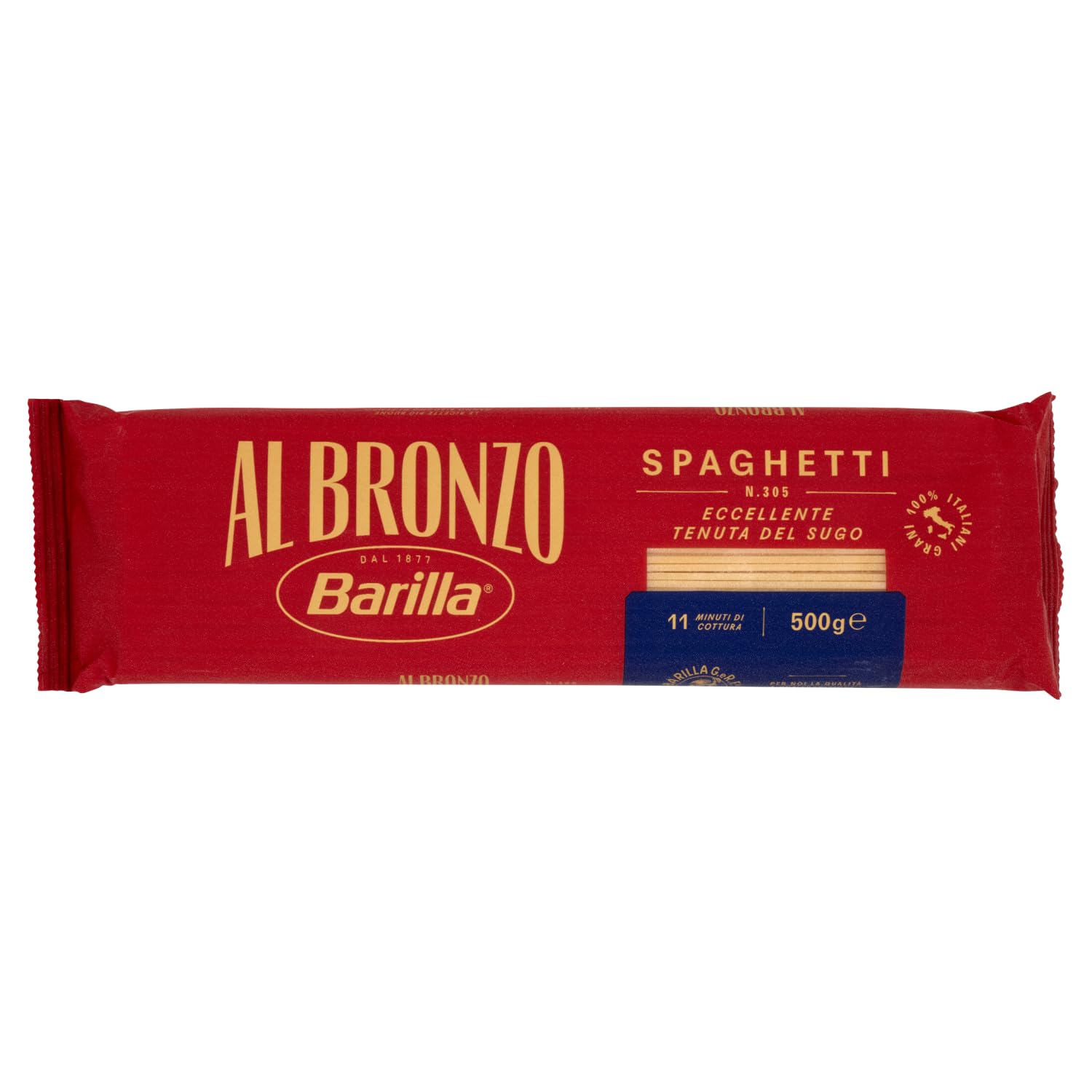 Al Bronzo Pasta Spaghetti Bronze Gezogene Pasta Rohe Verarbeitungsmethode 12x 500gr + Italian Gourmet polpa 400g