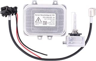 NewYall Xenon Headlight Ballast Control Unit Module with Igniter Harness and D1S Bulb for 528i 535i 530i X6 Escalade Town & Country Sprinter 2500 3500 Azera Equus CLK550 G550 G63 G500