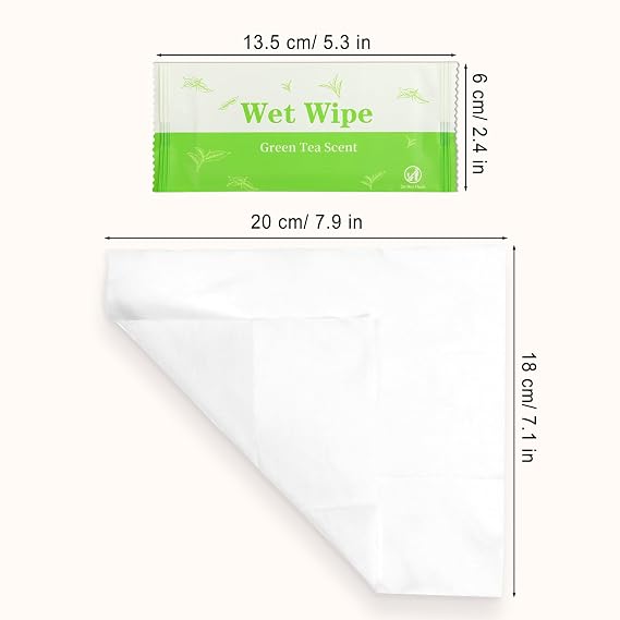 300 Pcs Hand Wipes Travel Size, Individually Wrapped