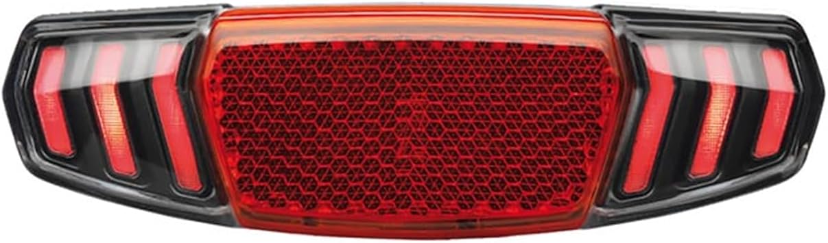 busch+muller Unisex - Adult Rear Light Dart E Bikes, Red, 50-80 mm