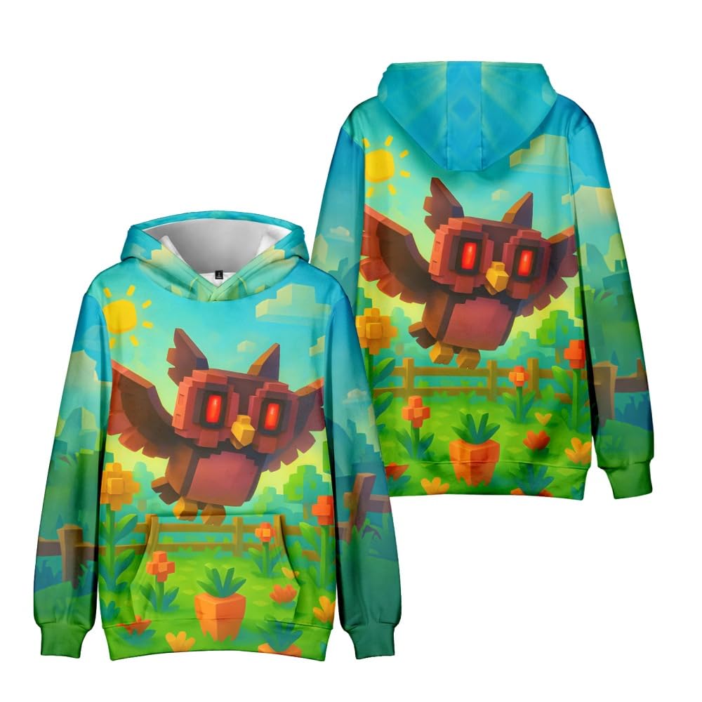 Kids Grow A Garden Hoodie Boys Grow A Garden 3D Figure Sweatshirt for Fans Gift (C01,9-10years)