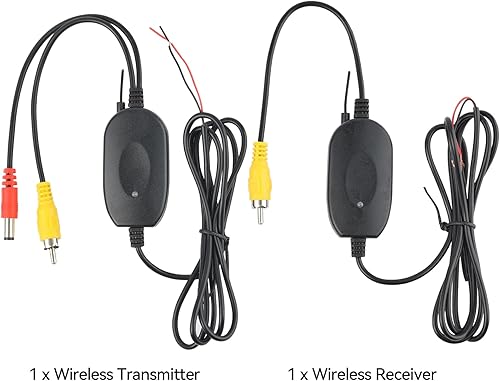 Miniatura 2 de Receptor de transmisor de vehículo de video inalámbrico de 2.4 GHz para coche de visión trasera del vehículo cámara de reserva de DVD Monitor de