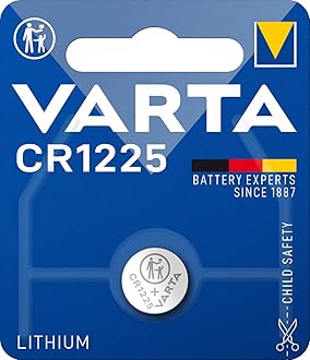 VARTA Batteries Electronics CR1225 Lithium button cell battery 1-pack, Button cells in original blister pack of 1