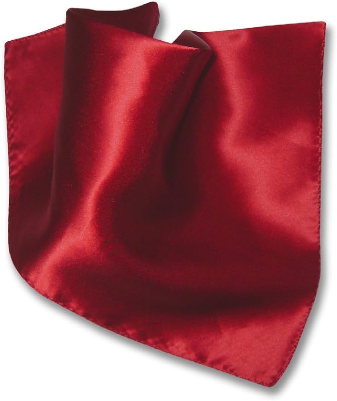 Biagio Men's SILK Dress Vest & Bow Tie Solid DARK RED BowTie Set for Suit or Tux