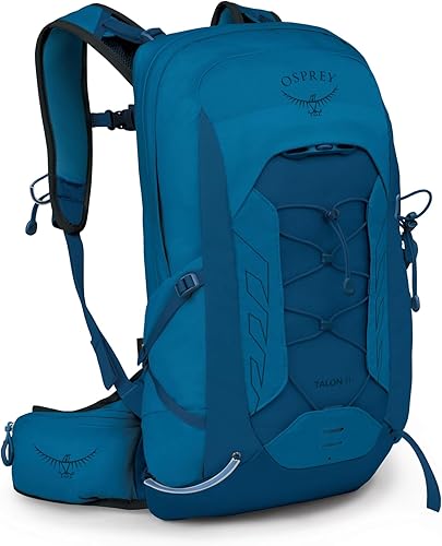 Vista 33 de Osprey Talon 22L Mochila de senderismo ligera para hombre, mochila pequeña para viajes y campamento, gris fantasma/carbón oscuro