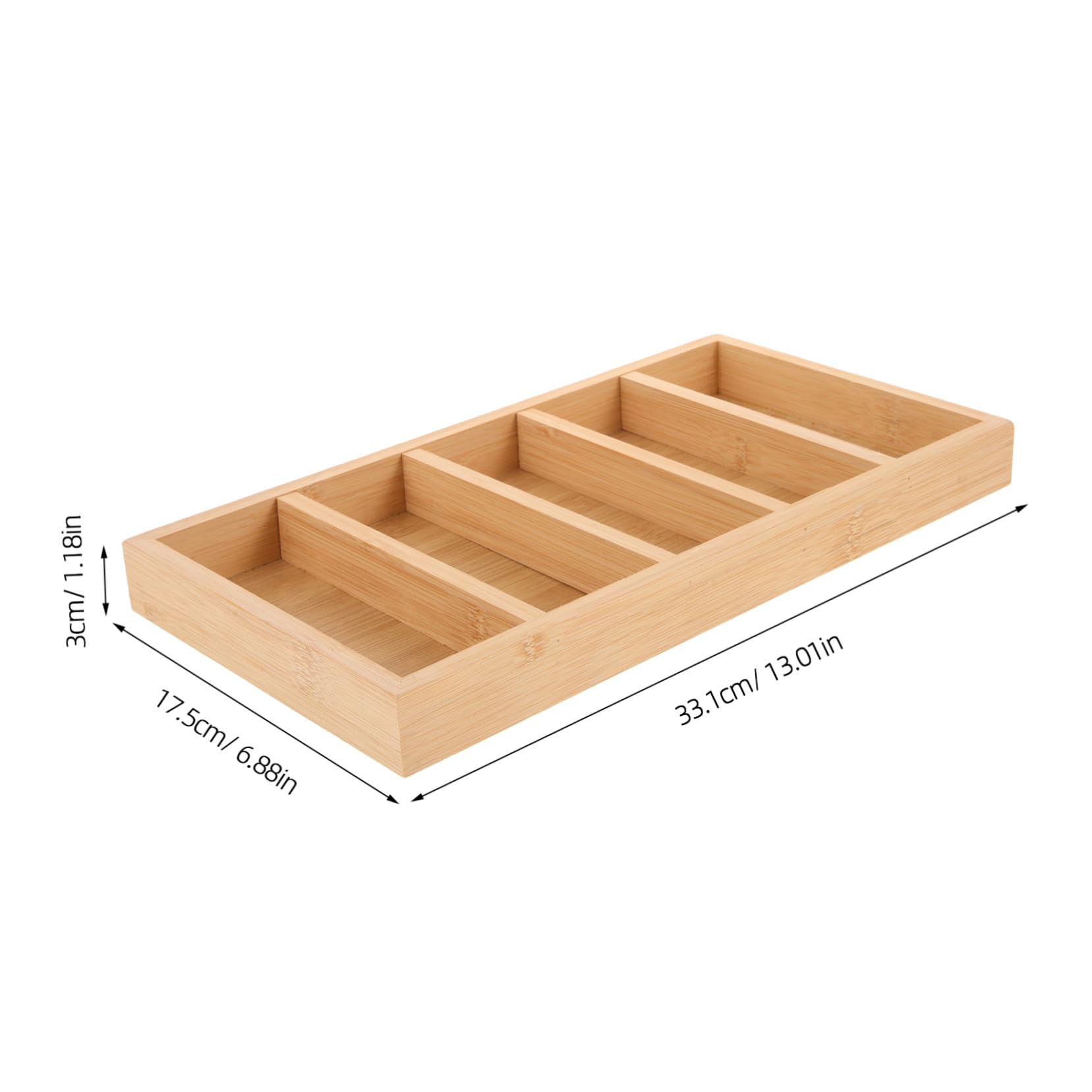 Bandeja Organizadora 5 Compartimentos 2 Piezas de Madera para Gafas de Sol | Khaki, Vitrina para Gafas de Sol para Tienda y Escaparate, Celebracion Verano, Organizador de Almacenamiento de Gafas de Sol