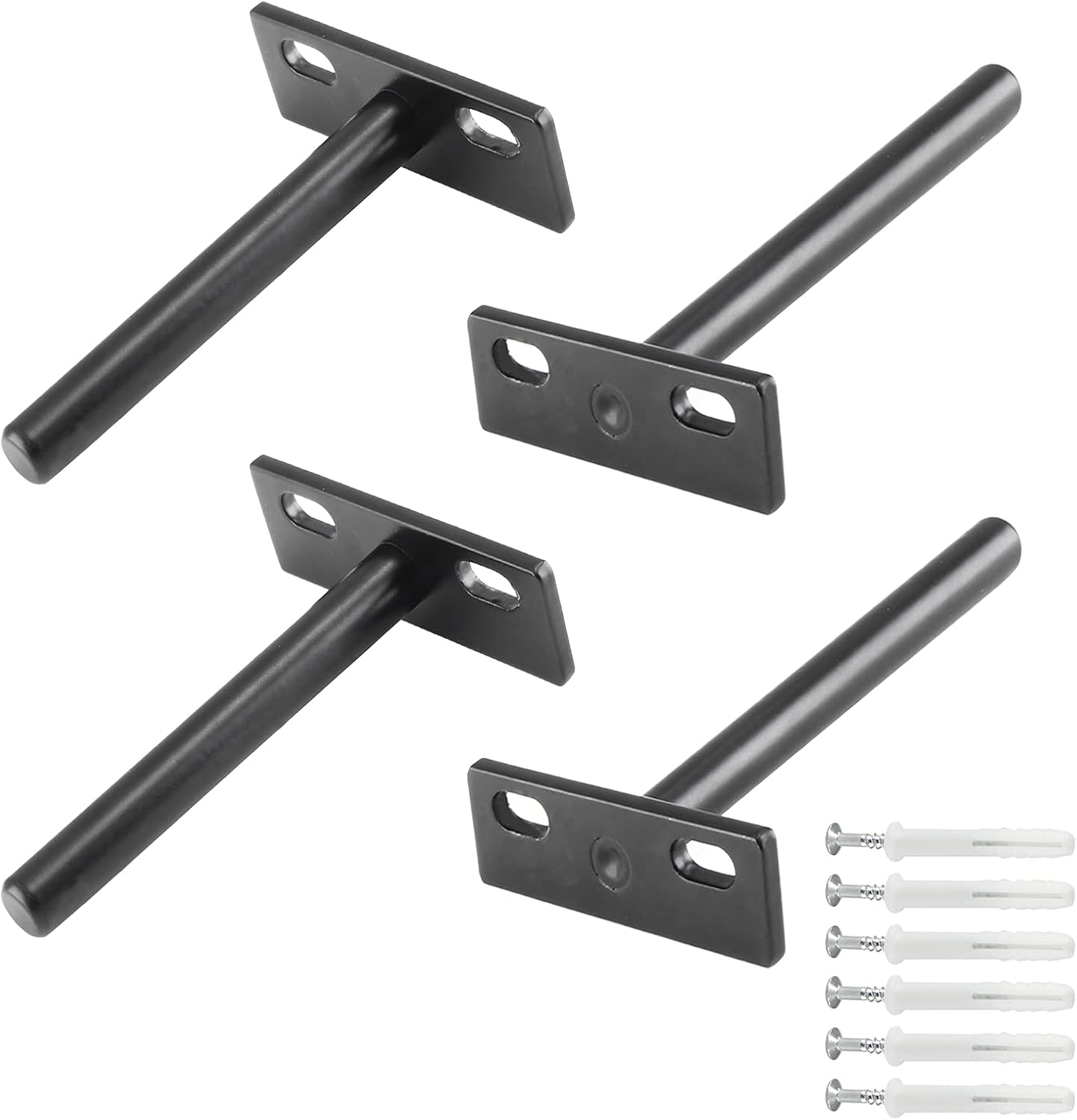 4 Pcs Floating Shelf Bracket 4 Inch Shelf Brackets