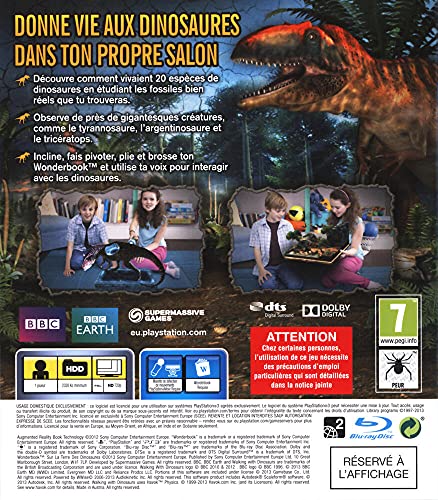 WONDERBOOK:SUR LA DES DINOS+WONDERBOOKPS3 - vue 4