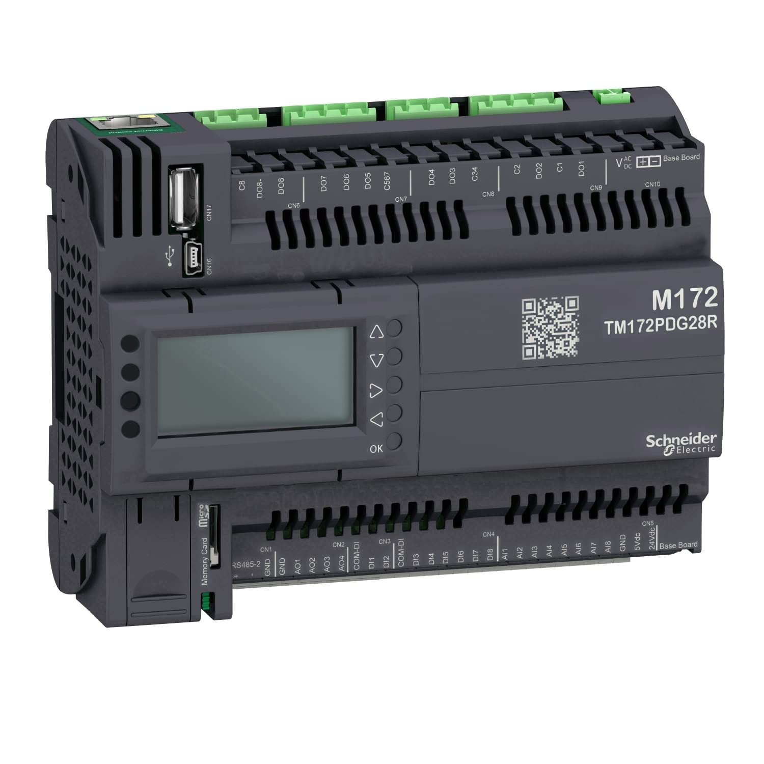 Schneider Electric Modicon M172 28 Input/Output Performance Display Ethernet Modbus Programmable Controller