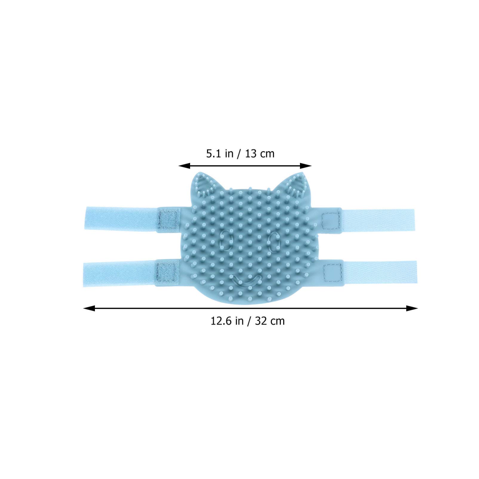 VICASKY Cat Corner Self Massaging Grooming Brush Silicone Pet Massage Tool for Cats Easy to Install Wall Brush for Loose Hair Removal and Care