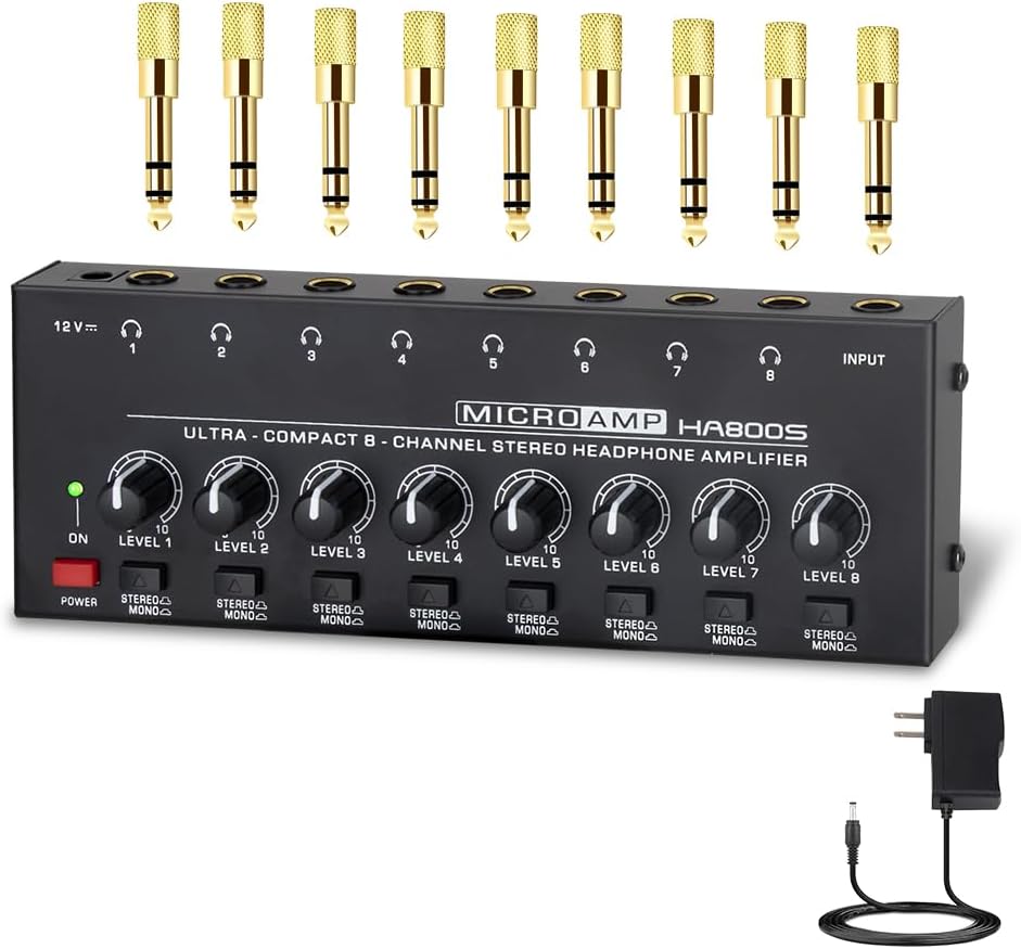 COKYIS Headphone Amplifier – Stereo/mono switching...