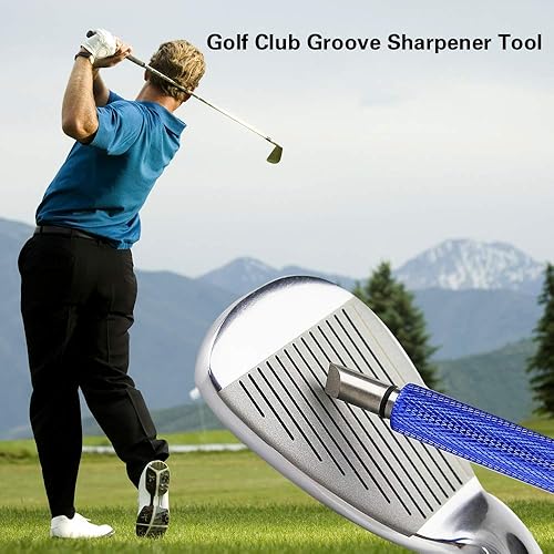 Miniatura 6 de Sacapuntas de ranura, sacapuntas de ranura de golf, sacapuntas de ranura para palos de golf, sacapuntas de club, herramienta de afilado de ranuras,