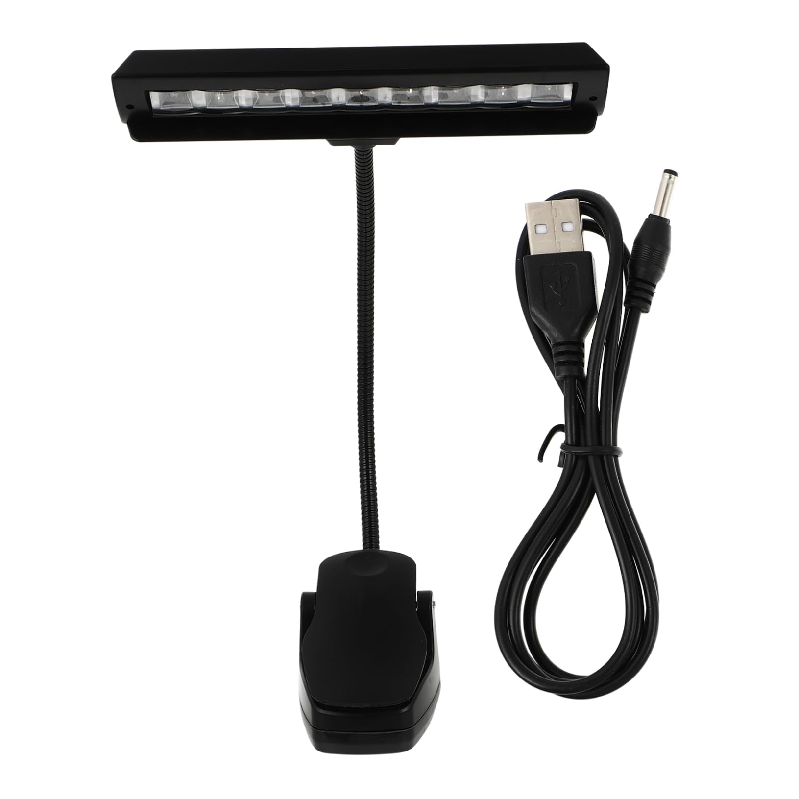 KALLORY 1set Led Eye Clip Lamp USB Reading Light for Bedside Dorm and Study Warm Ambiance Convenient Clamp Design Quality Material for Comfort