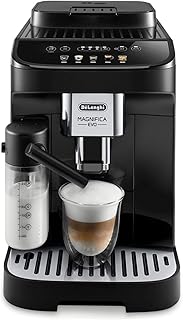De’Longhi (デロンギ) 全自動コーヒーマシン マグニフィカEVO ECAM29064XB コーヒーメーカー エスプレッソマシン 全4メニュー ラテクレマ マイラテ機能 カフェジャポーネ搭載 自動ミルクフロッサー [ブラック] デロンギファミリー登録で3年保証