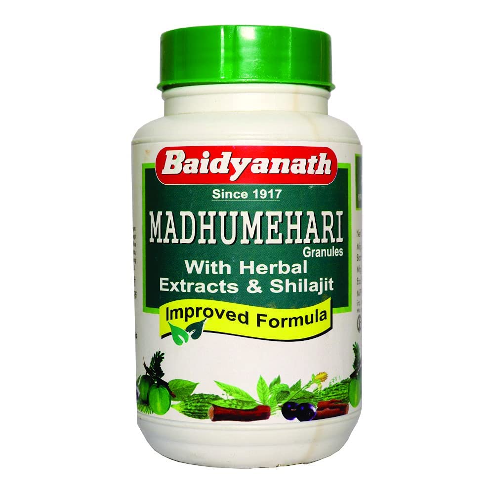 Baidyanath Madhumehari Granules with Herbal Extracts & Shilajit - 100 g (Pack of 2) (B087M3GZS4) Amazon Price History, Amazon Price Tracker