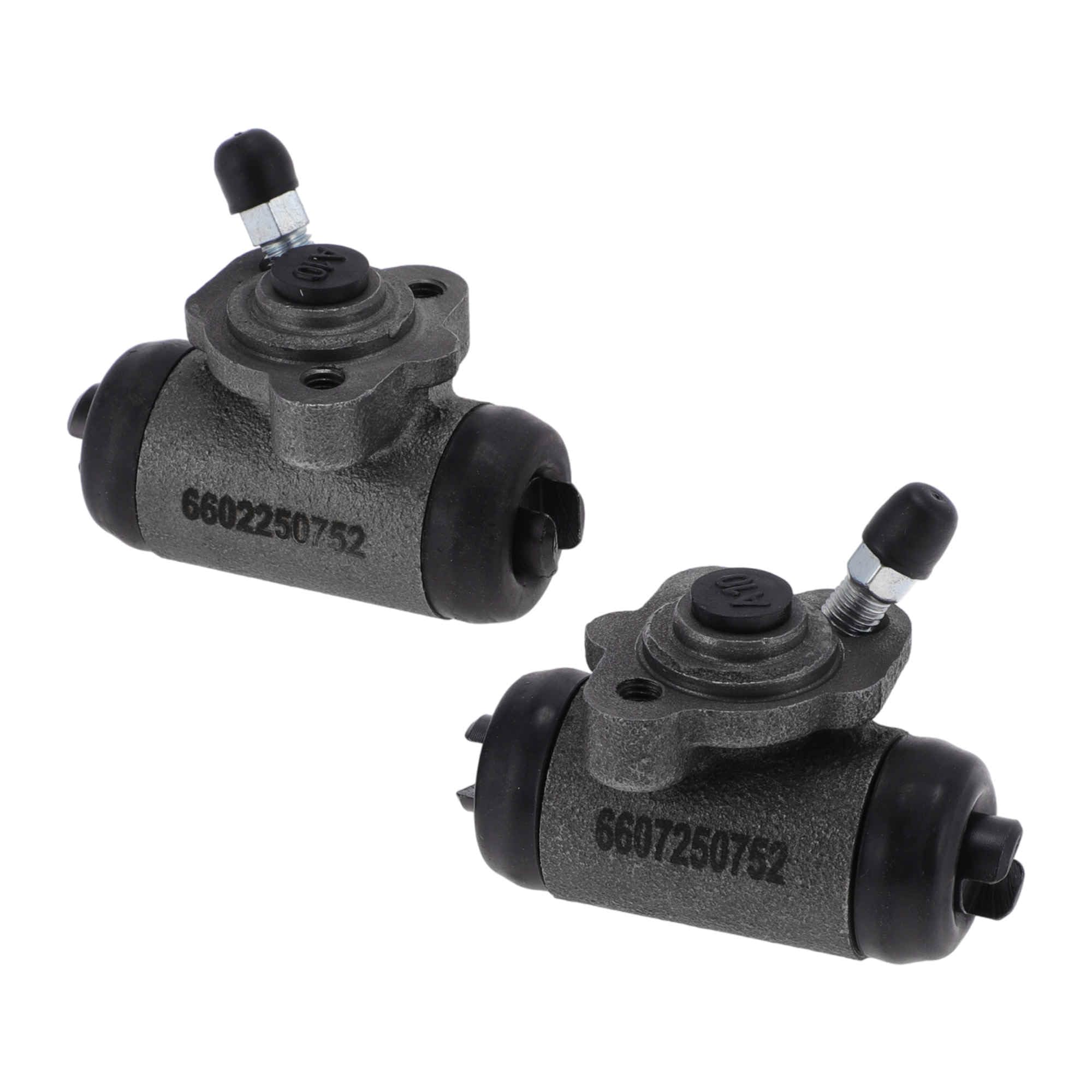 Rear Left Rear Right Brake Wheel Cylinder No.W37637/W37646 Drum Brake Cylinder for Toyota Corolla 1986-2002 Cast Iron Silver Tone 2 Pcs