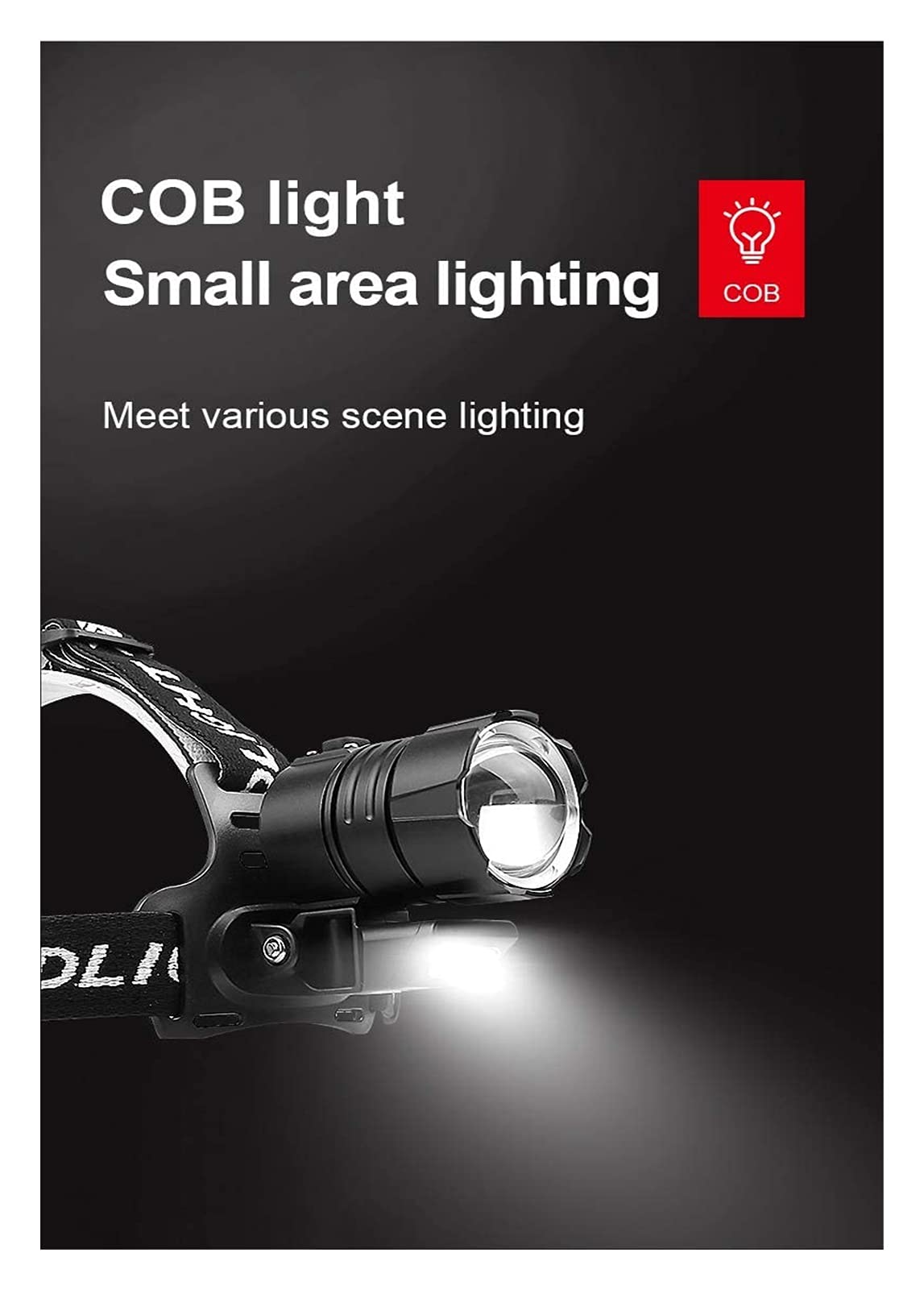 Latarka czołowa czołówka， Latarka czołowa akumulatorowa Super jasna 12000 lumenów XHP90.2 Jasna latarka czołowa LED o wysokiej jasności lumenów z wyświetlaczem mocy 4 tryby