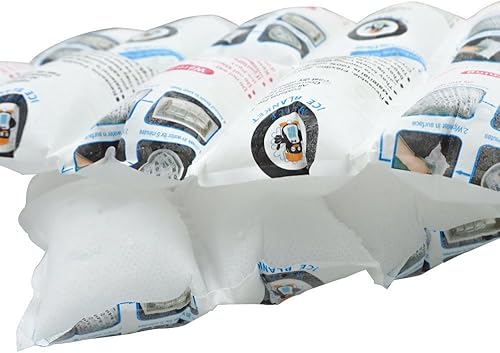 Miniatura 5 de Hojas de hielo en paquete de refrigerante en gel a prueba de fugas para enfriadores y envíos en frío, las mantas frías para enfriador mantienen los