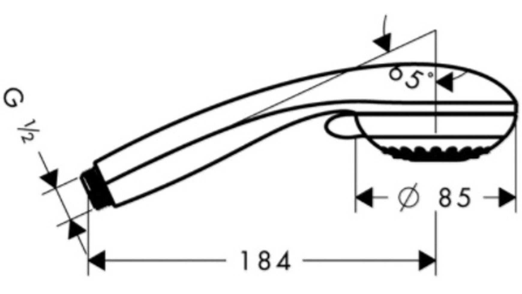 Amazon.co.jp: Hansgrohe シャワーヘッド クロメッタ85ヴァリオクロム