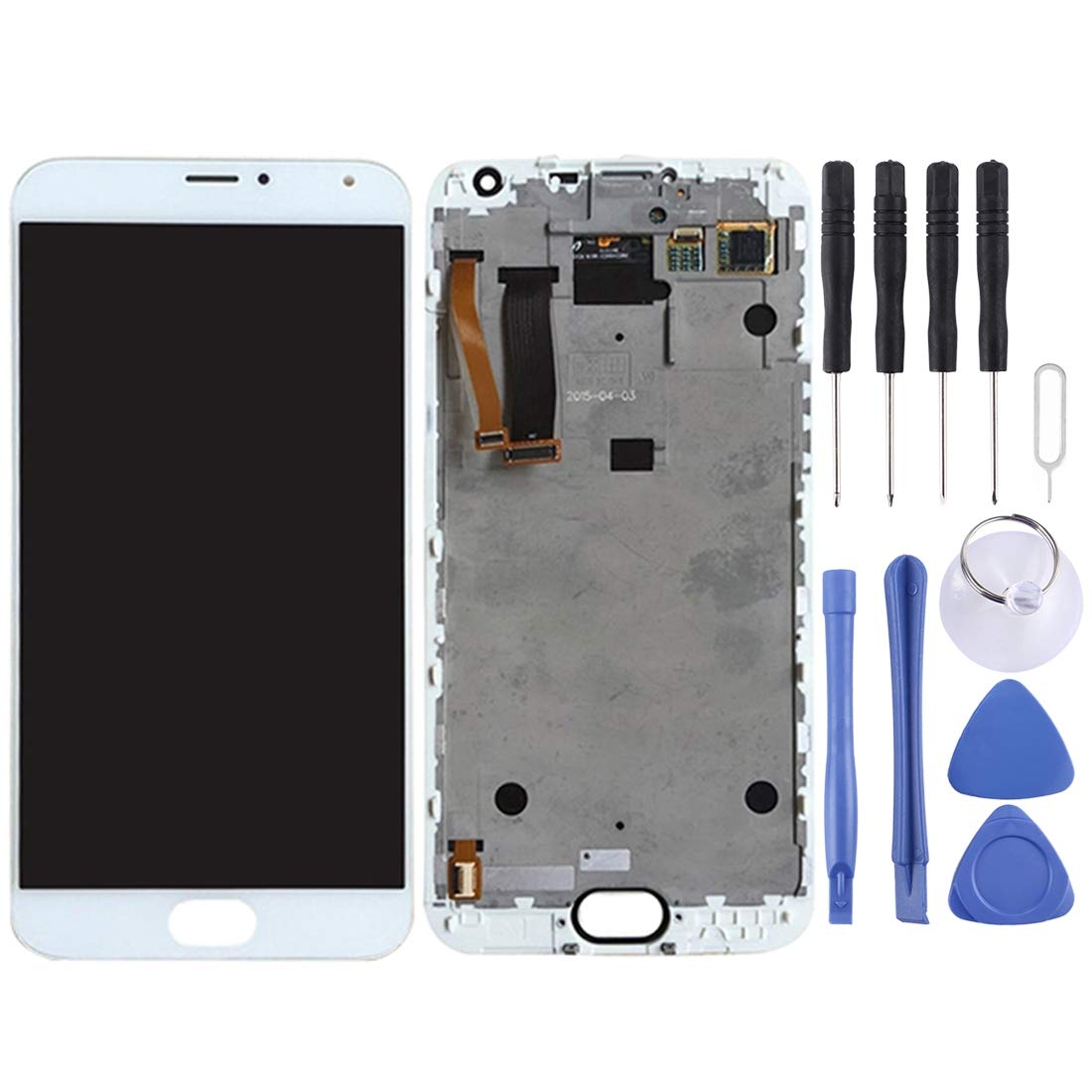 Mobile Phone Touch LCD Display LCD Screen and Digitizer Full Assembly with Frame for Meizu MX5