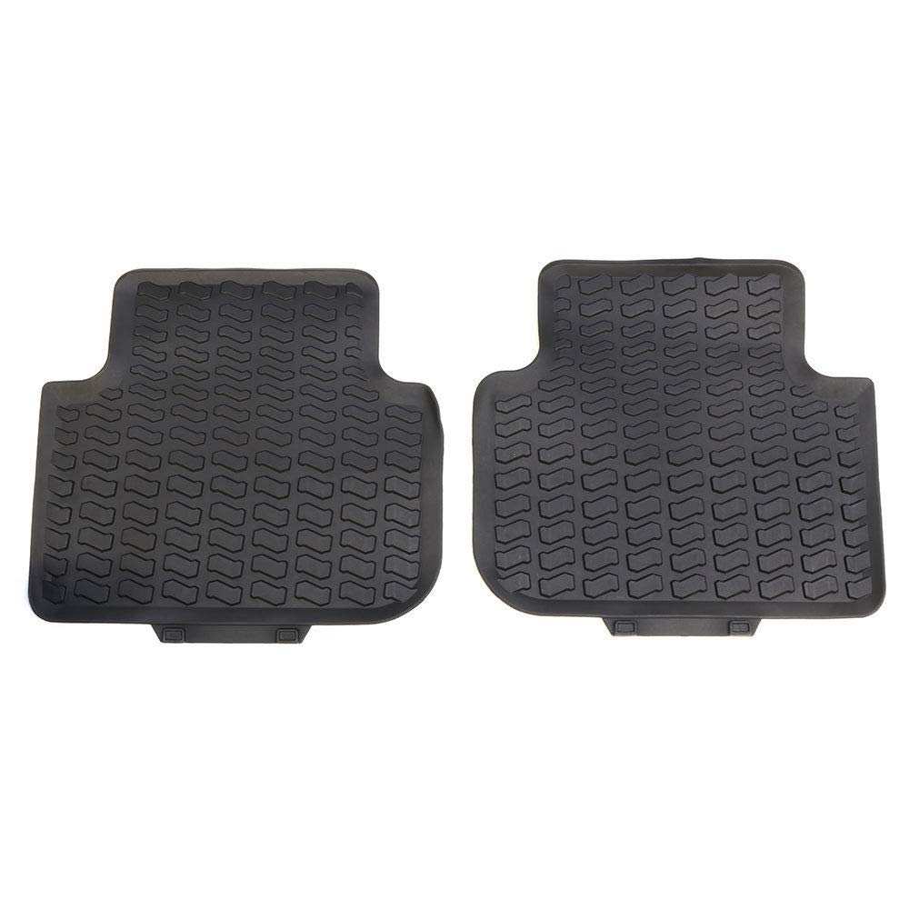 Audi 83A061511041 Gumowe dywaniki premium z tyłu, 2 x dywaniki gumowe na każdą pogodę, czarne