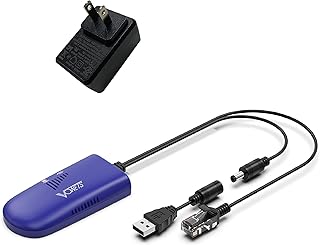 VONETS Mini Industrial WiFi Bridge Ethernet/Repeater/WiFi to Wired/WiFi Hotspot Extender Signal Booster 2.4GHz 300Mbps for IP Printer,DVR VAP11G-300 with 5V/2A USB Wall Charger Adapter