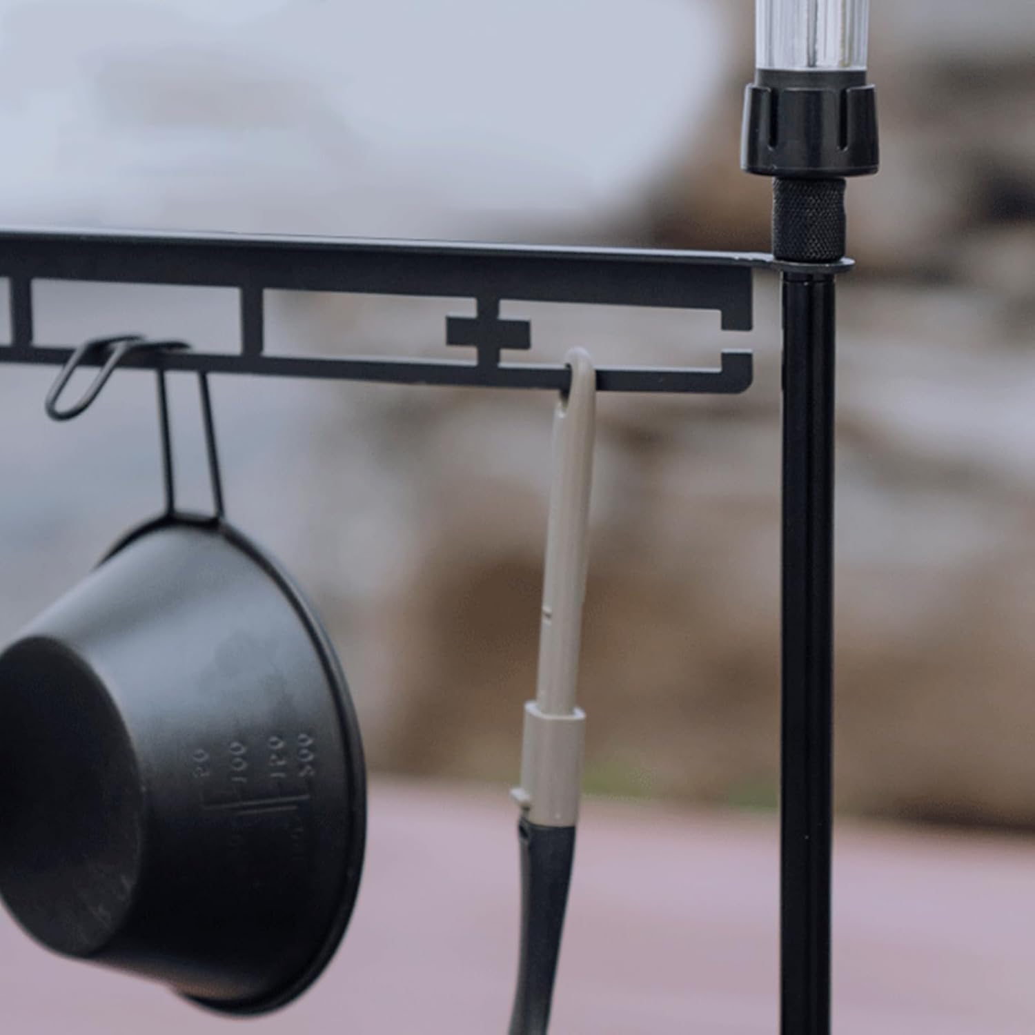 Camping Table Shelf - Camping Lantern Stand Rack | Portable Lantern Stand Table Rack, Folding Beach Shelf for Picnic, Camp, Boat