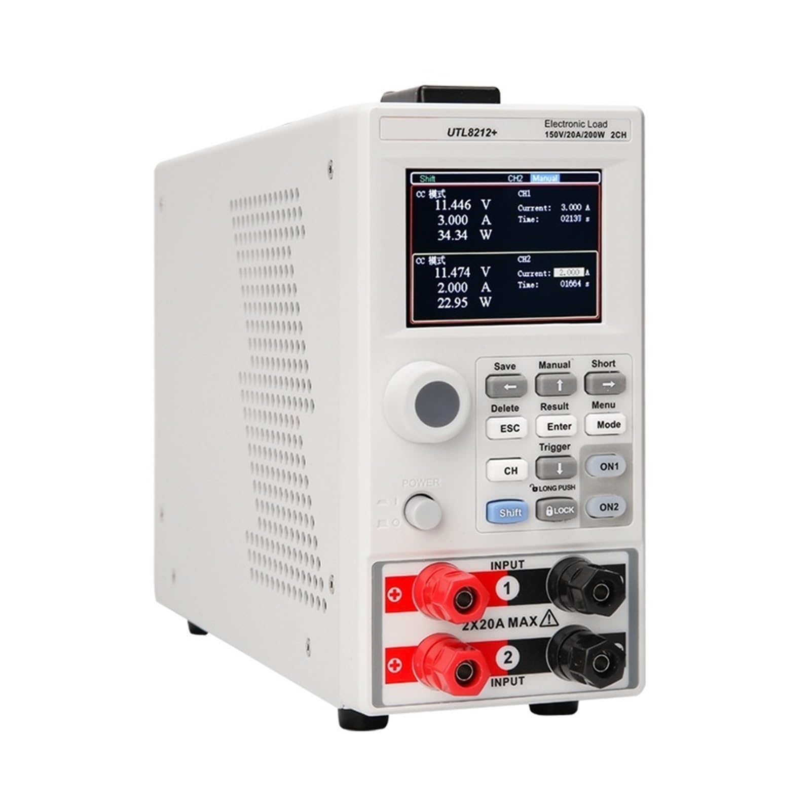 20A Programowalny tester obciążenia elektronicznego DC | Zapewnia programowalny test obciążenia, czytelny ekran cyfrowy; idealny do akumulatorów, zasilaczy i laboratoriów.