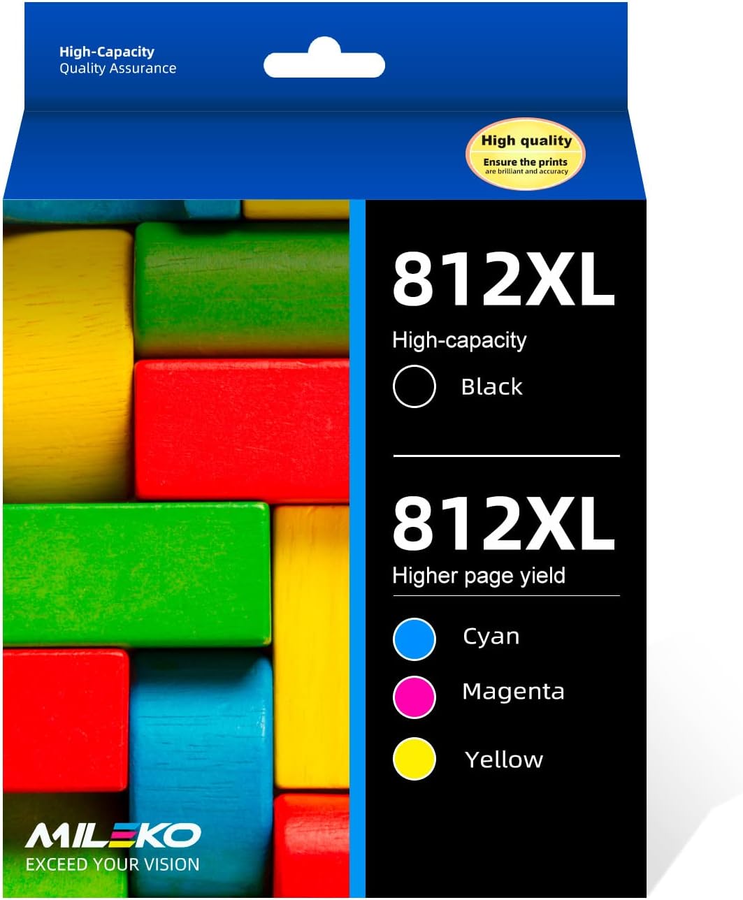 812XL 812 XL T812 XL Remanufactured Ink cartridges for Epson T812 812