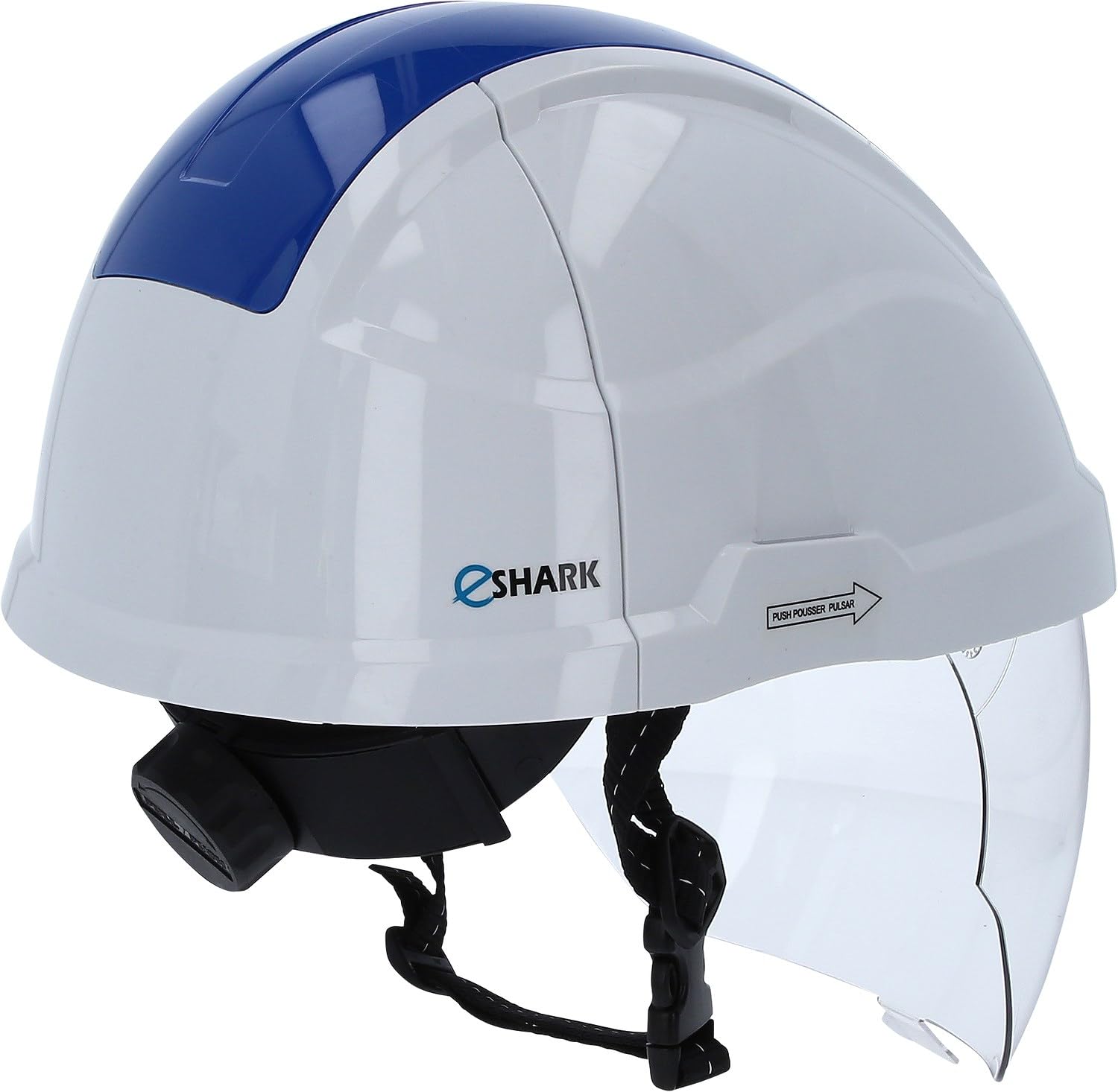 KS TOOLS Casque de Travail avec Protection faciale, Bleu 117.0135