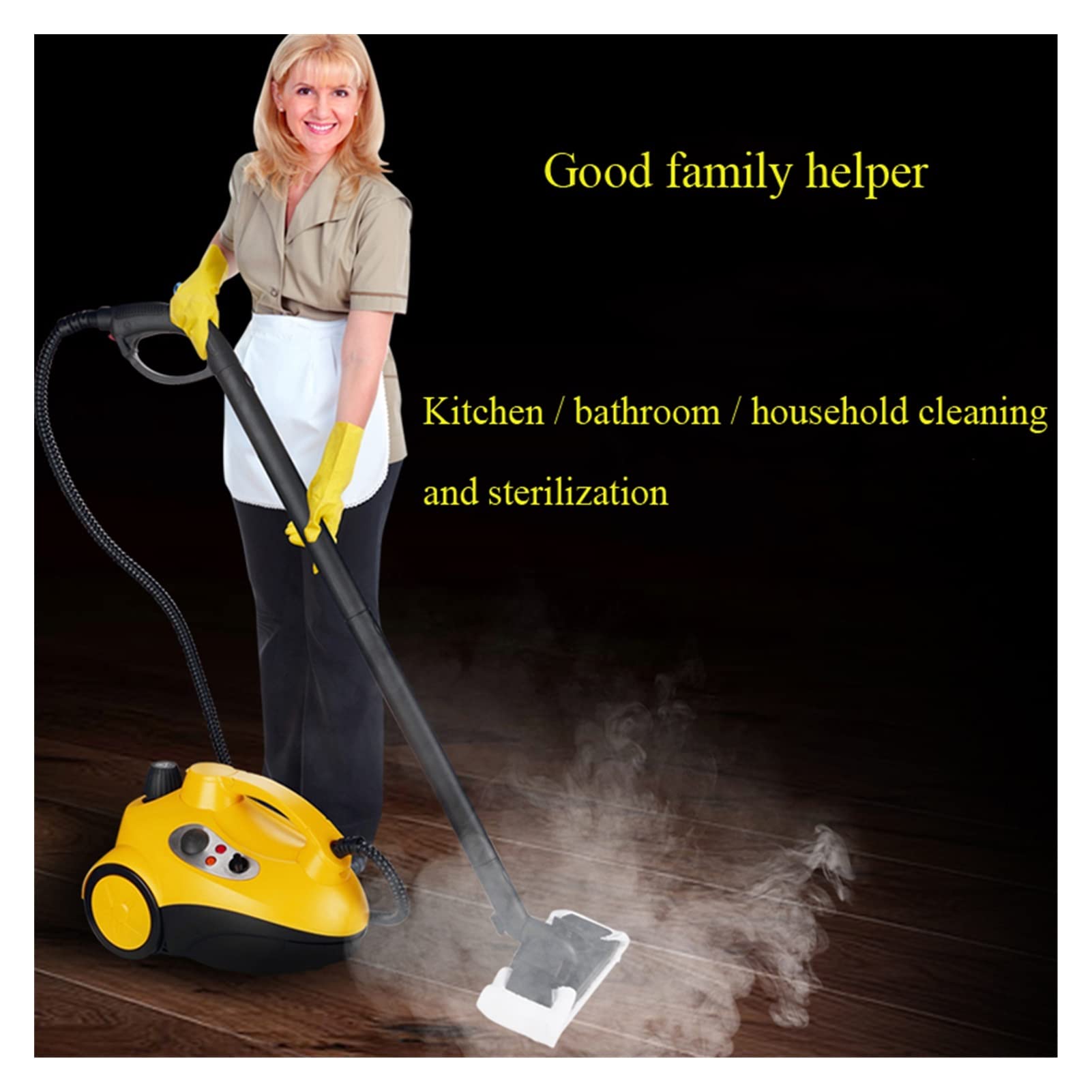 Mop parowy Odkurzacz parowy Mop parowy Maszyna do odkażania Wysokotemperaturowa, wysokociśnieniowa strona główna 2000 W Okap kuchenny Klimatyzacja Myjnia samochodowa do okna dywanowego