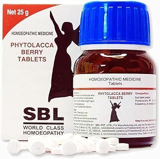 Sbl Phytolacca Berry Tablets - 25 Gm |Pack Of 2