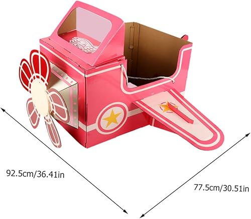 Miniatura 7 de SAFIGLE Juguete educativo al aire libre, regalos para llevar avión, rompecabezas volador, juegos al aire libre, juegos de papel para niños y niñas,