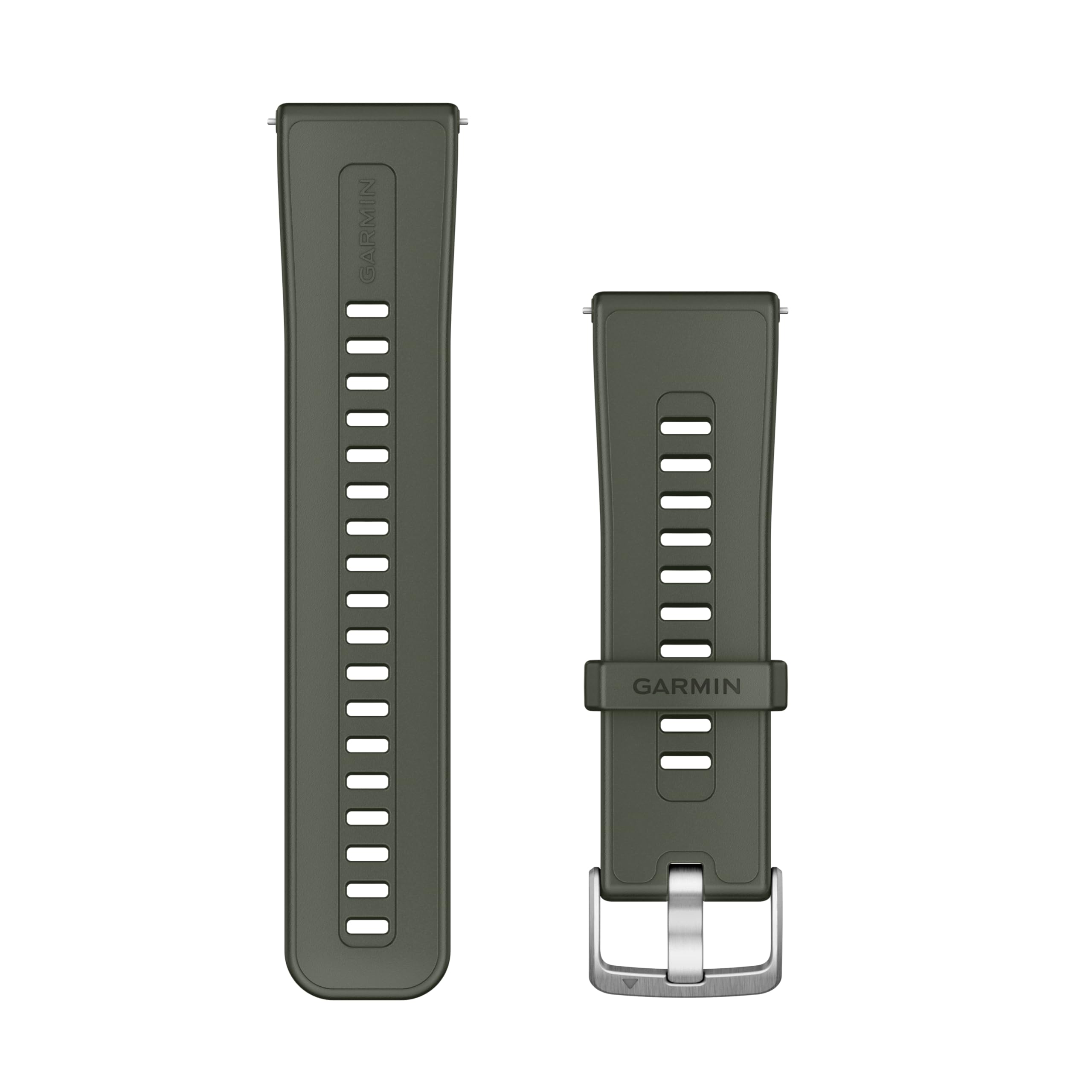 Garmin Official Venu X1 Bands, suitable for Venu X1 series only, Original accessory, Silicone, Moss