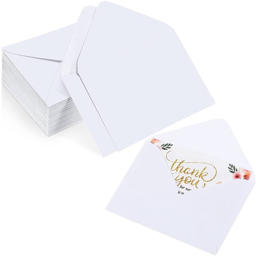 Yahenda 200 Count Mini Gift Card Envelopes Bulk Wedding