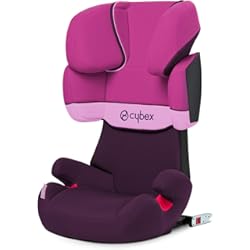 Fundas Asientos Renault Kadjar Cybex Silver Solution X-Fix Con Isofix Silla de Coche Grupo 2/3 (15-36 kg), desde aprox 3 hasta 12 Años, Morado (Purple Rain), 41 x 47 x 64 cmc, 1 Unidad