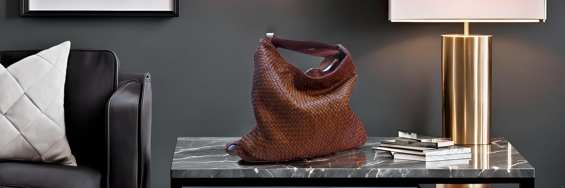 Brakumi Borsa in vera pelle morbida trasformabile in zaino